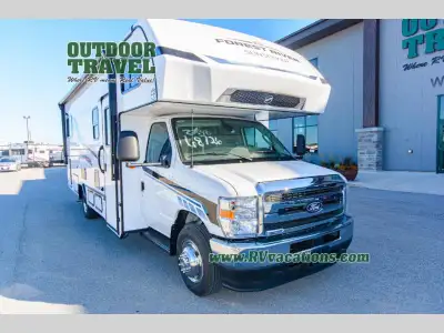 Forest River Sunseeker Class C gas motorhome 2500TS highlights: Rear Slide Out Private Shower and La...