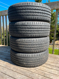 Four 185/55R16 Summer Tires Excellent Tread