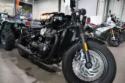 Argyll Motorsports 2019 Triumph Bonneville Bobber Black Jet Black DARKER, MEANER, STRONGER As thrill...