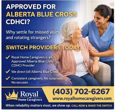 Approved for Alberta Blue Cross CDHCI Home Care?, View more
