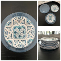 MELAMINE SALAD/DINNER PLATES