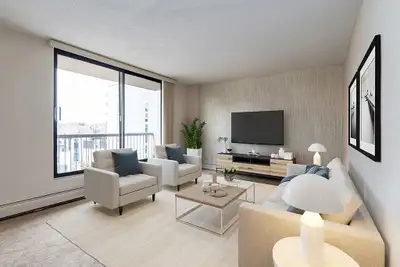 Amenities: Quiet Building • Large Balconies • Updated Appliances Suite & Building: One-bedroom and t...