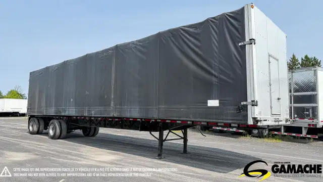 2005 TRANSCRAFT 48' ROLLING TARP REMORQUE A RIDEAUX LATERAUX in Heavy Equipment in Longueuil / South Shore - Image 4