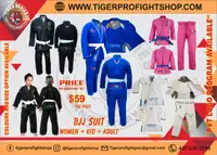 BJJ Kimono in 450GM Pear weave Top and 12oz Ripstop pant New