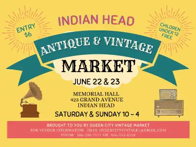 NEXT WEEKEND!! . Summer Antique and Vintage Market in Indian Head June 22 & 23! Shop for vintage, an...