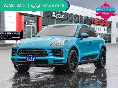 2019 Porsche Macan S Miami Blue 3.0L V6 AWD 7-Speed Porsche Doppelkupplung (PDK) 4D Sport Utility 14...