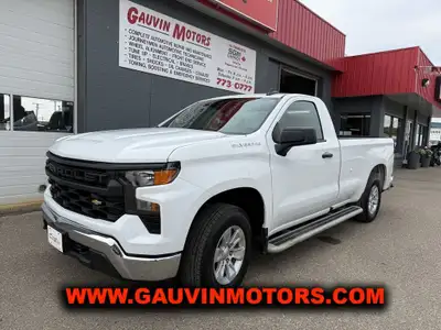 2024 CHEV SILVERADO 1500 WT, 5.3 L V8 ENGINE, AUTO, REGULAR CAB, 3 PASSENGER, 8 FOOT BOX, REAR WHEEL...