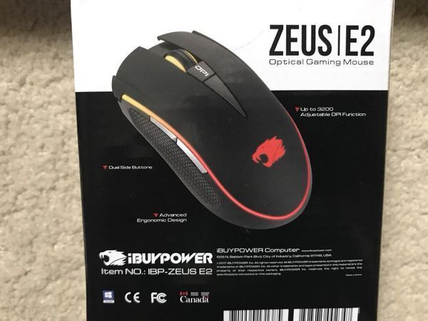 iBuyPower GMS5001 Optical Gaming Wired MOUSE in Mice, Keyboards & Webcams in City of Toronto