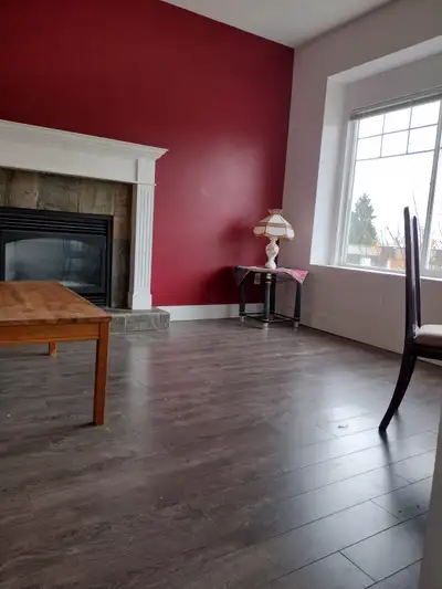 Recently renovated, furnished two-bedroom suite on the top floor of a house. The unit is 800 square...