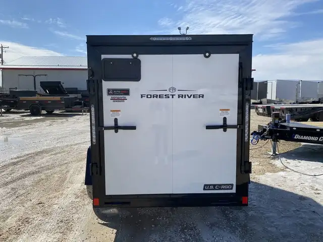 2026 US Cargo 5' X 8' V-Nose Rear Ramp Door Cargo Trailer in Cargo & Utility Trailers in Winnipeg - Image 6