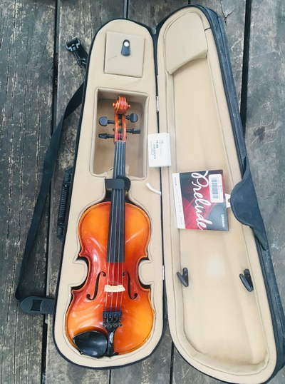 1/2 size German Student Violin., View more