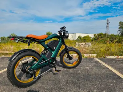 New 1500W Retro Ebike 55km/h - Electric Bike GPS - Financing, View more