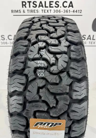 Set of four NEW LT 275/70/18 Amp Pro All season Tires - 10 ply / Load range E - rated for 96,000 kms...