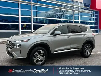 Clean CarFax Report - Shimmering Silver Pearl 2023 Hyundai Santa Fe Preferred AWD, 8-Speed Automatic...