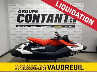 MOTOMARINES SEA DOO Spark Trixx 3 up Audio 2025 Numéro d'inventaire : U61817 Ce véhicule d'occasion...