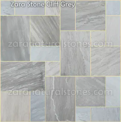 Stone Cliff GreySquare Cut Flagstone Pavers - Thousands of sqft in stock with a wide selection of 30...