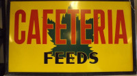 Caferteria Feeds Sign