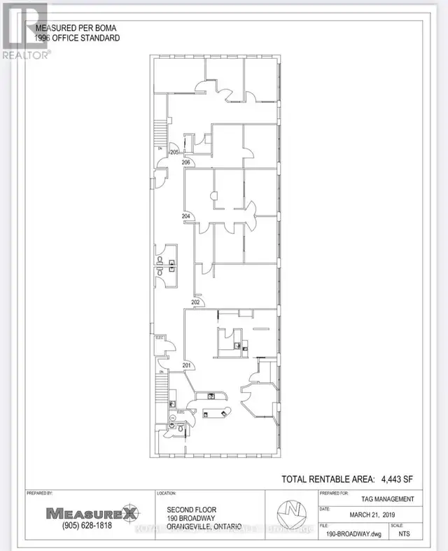 205 - 190 BROADWAY Orangeville, Ontario in Commercial & Office Space for Rent in Oakville / Halton Region - Image 16