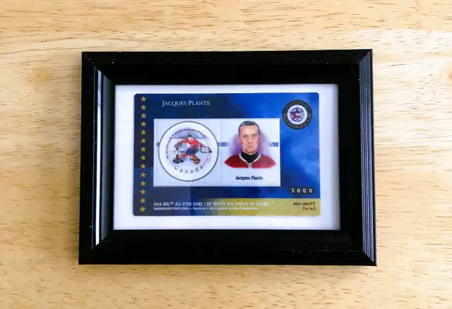 Jacques Plante 50th All-Star Stamp & Card in Arts & Collectibles in Calgary - Image 2