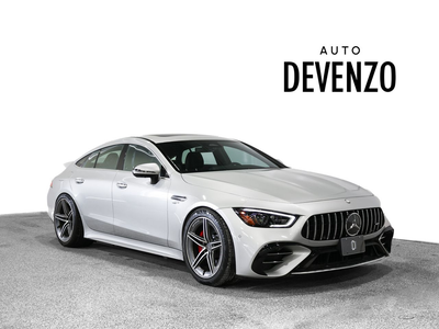 Like new 2024 Mercedes-Benz AMG GT 53, Iridium Silver Metallic on Black, AMG Night Package, Burmeste...