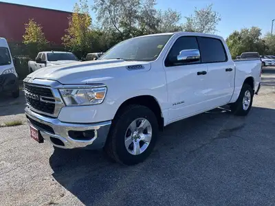 One Owner Trade In**Ram 1500**Big Horn**Crew Cab**5.7L**V8**Hemi**4x4**Bucket Seats**Heated Seats**H...