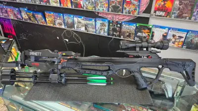 Barnett XP380 Crossbow With Carry Case We are selling this crossbow in good condition, come's with e...