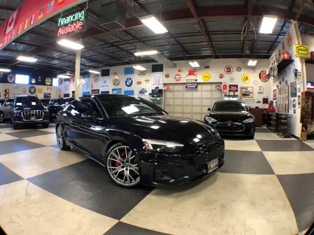 2022 Audi S5 TECHNIK AWD LEATHER PAN/ROOF NAV B/SPOT COOLED SEA