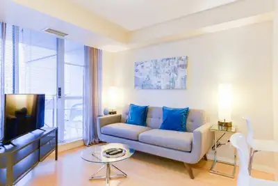 Feel at home in this modern, fully furnished studio suite centrally located in downtown Toronto, jus...