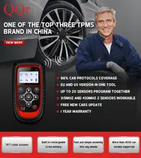 Purchase Tire Pressure Sensor with free TPMS programming Tool