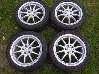IF U SEE THIS AD , RIMS TIRES STILL FOR SALE 4 OEM mercedes benz CLA rims tires 205/50/17 PIRELLI so...