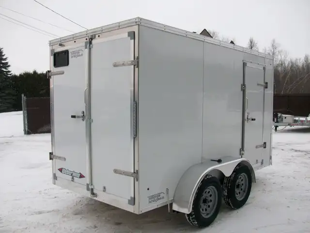 2025 Weberlane CARGO ALUMINIUM 6' X 12' V-NOSE 2 ESSIEUX VTT MOT in Cargo & Utility Trailers in Laval / North Shore - Image 9