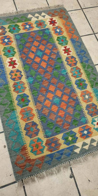 Hand-Woven  Persian Wool Rug Afghan Carpet IKEA| Free Shipping