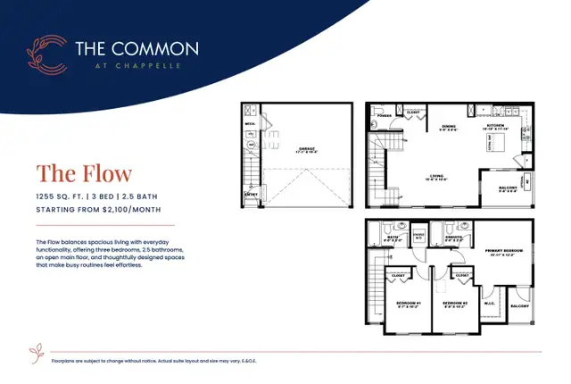 The Common at Chappelle - 3 Bedroom Townhome House for Rent in Long Term Rentals in Edmonton - Image 7