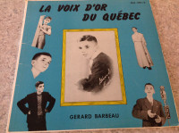 Disque 33 tours Gérard Barbeau petit prodige Voix d'or du Québec