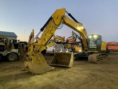 2021 Caterpillar 326-07 Nexgen • 3000 Hours • Manual Coupler • Bucket • Aux Hydraulics • Thumb – sec...