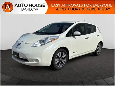 2016 NISSAN LEAF SV WITH AND 122861 KMS. WITH NAVIGATION, BACKUP CAMERA, DVD/CD/RADIO, HEATED STEERI...