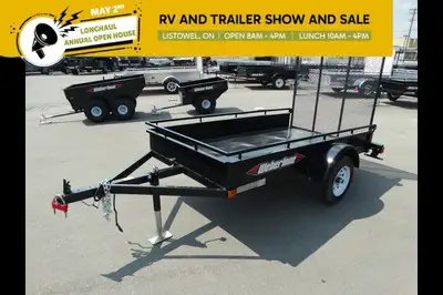 Welcome to Longhaul Trailer Sales Inc In Stock Now: 50in.in.x8in. single axle Weberlane utility trai...