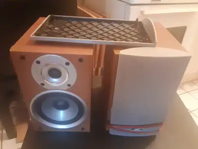 2 way Jvc wooden speakers (proceeds to Charity), View more