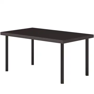 Metal Outdoor Side Table, Rectangle Patio Coffee Table with Wood, View more
