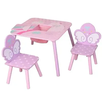 BRAND NEW - New Danawares Unicorn Square Table w/ 2 Chairs  &  S, View more