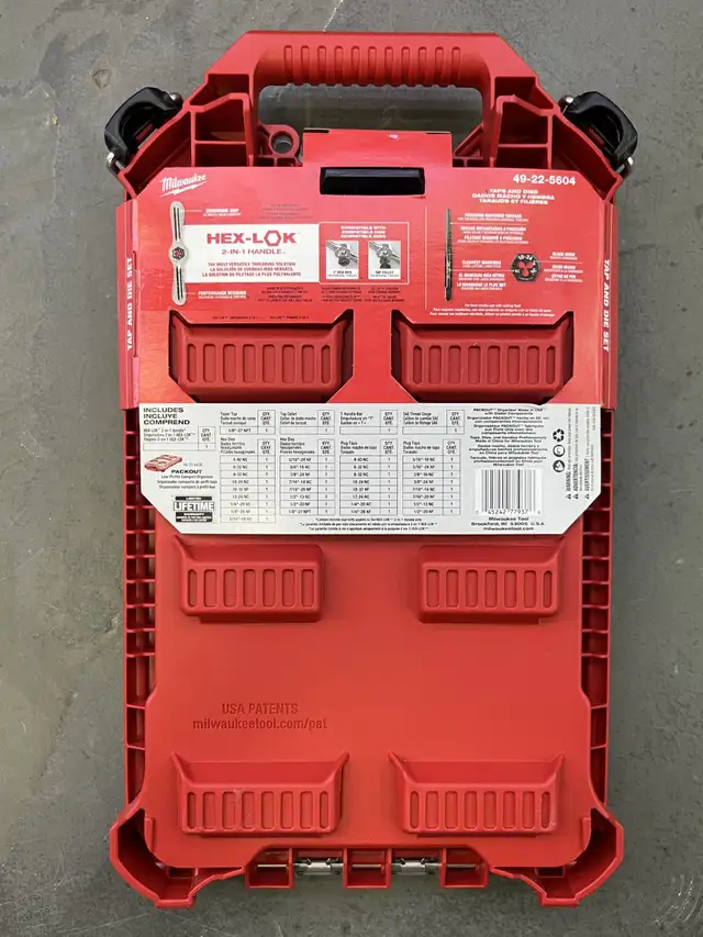 Milwaukee 38 pc Tap and Die Packout Set in Hand Tools in Mississauga / Peel Region - Image 3