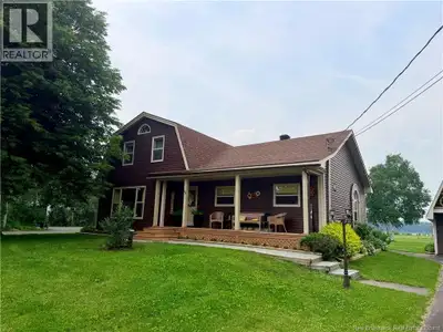 Waterfront property on the famous Miramichi River with breathtaking views and an exceptional setting...