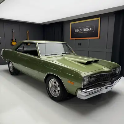Check out this 1973 Dodge Dart Swinger. This is a cool car. It has been fully restored and still ret...