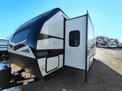 Features Sleeps: 4 to 5 people Slides: 3 slide-outs Awning: Two awnings (13' and 11') with LED light...