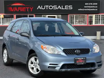 FREE 3000 KM COMPREHENSIVE LUBRICO WARRANTY!! 2004 Toyota Matrix XR Reliable, Practical & Great on F...