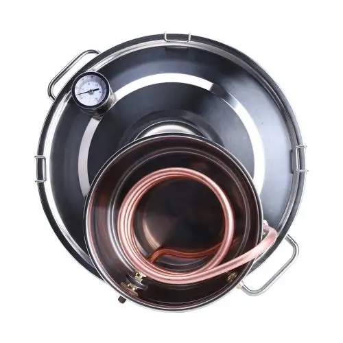 NEW 8 GALLON 2 POT DISTILLER ALCOHOL STAINLESS STEEL SD8GAL in Exercise Equipment in Prince Albert - Image 6