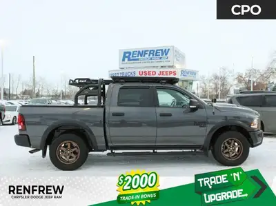 Shop this 2023 Ram 1500 Classic Warlock - one owner, no accidents, fully equipped for off-road and c...