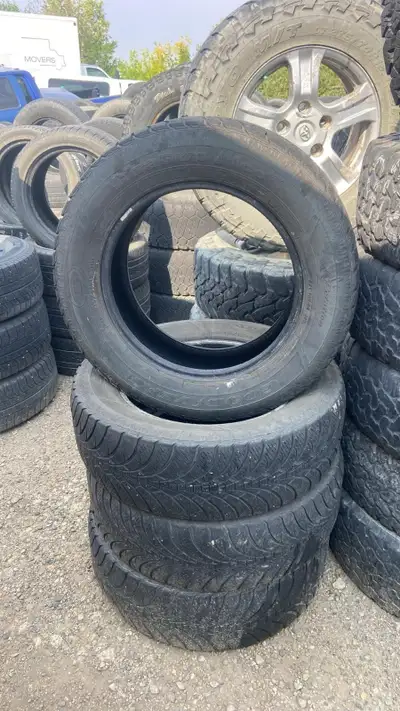 Set of 4 winter tires for sale: GoodYear Ultragrip 235/65 R18 106S M+S Set of 4 - $280 CONTACT ME: 5...