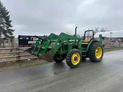 Very Clean Tractor and Back hoe 80 PTO HP (NO HST Zero Rated ) 4wd with Power shuttle PRE EMISSIONS...
