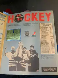 1988-89 panini NHL complete sticker album